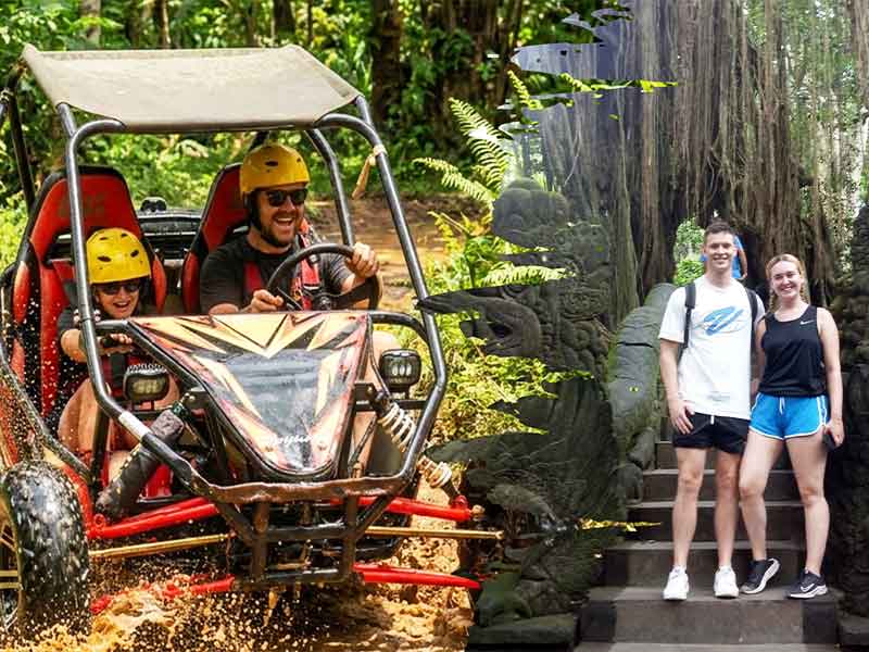 Ubud UTV Buggy and Monkey Forest Tour